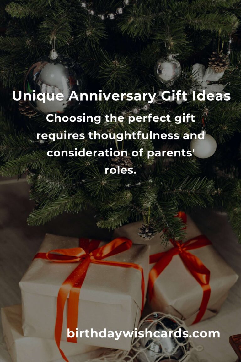 Perfect Company Anniversary Gifts for Parents: Unique and Memorable Ideas