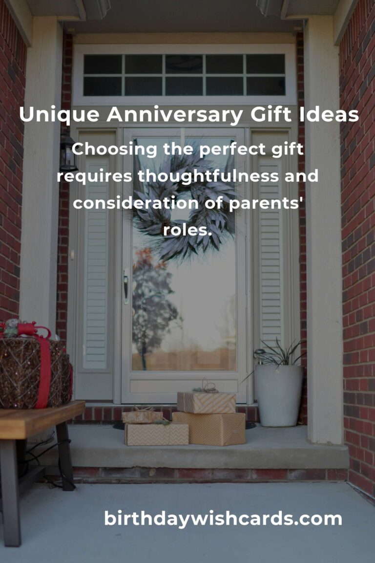 Perfect Company Anniversary Gifts for Parents: Unique and Memorable Ideas
