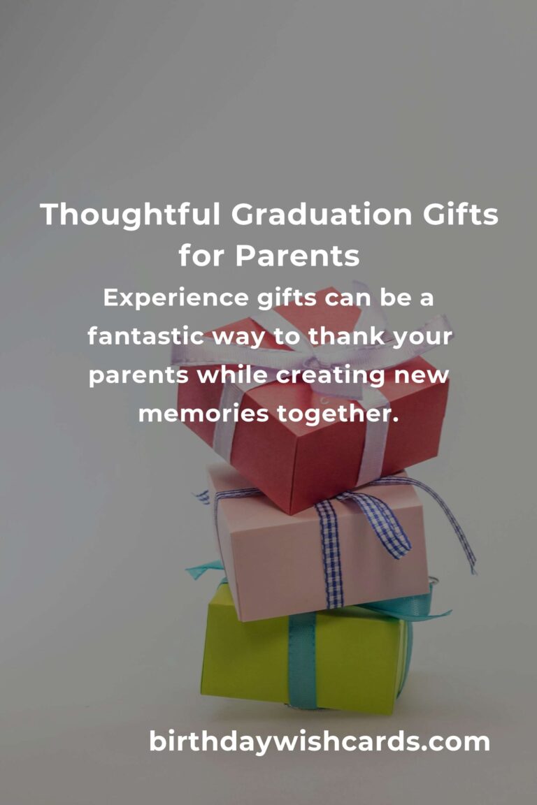 Perfect Graduation Anniversary Gifts for Parents: Celebrating Their Unwavering Support