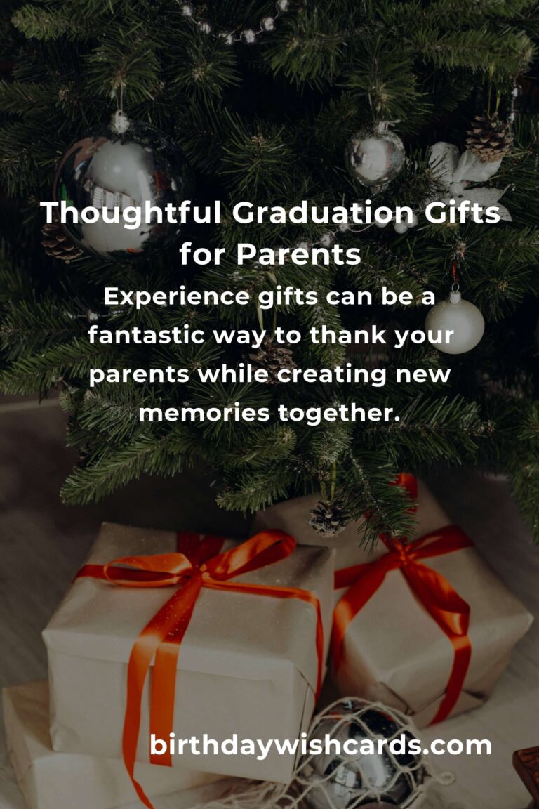 Perfect Graduation Anniversary Gifts for Parents: Celebrating Their Unwavering Support