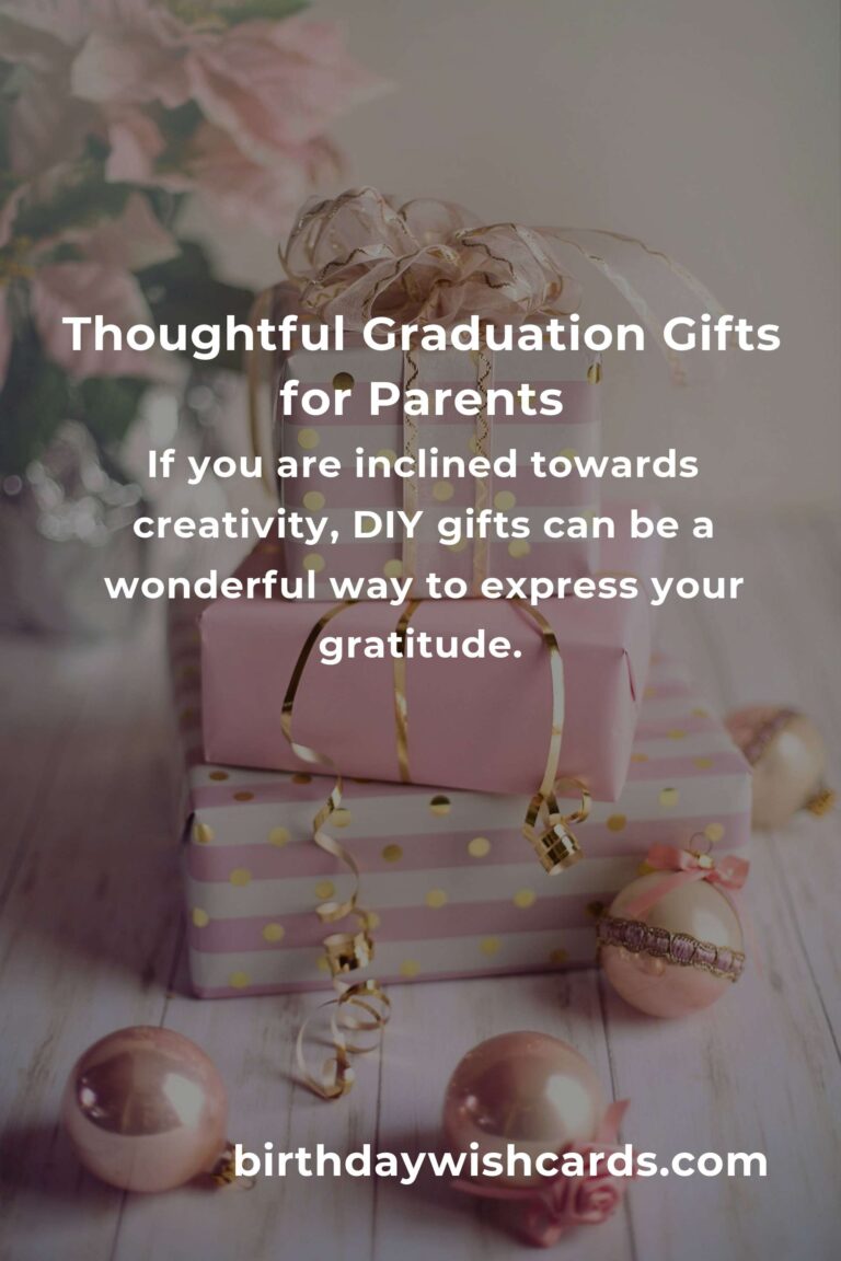 Perfect Graduation Anniversary Gifts for Parents: Celebrating Their Unwavering Support