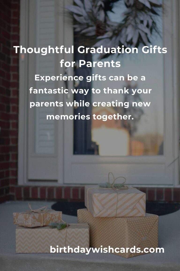 Perfect Graduation Anniversary Gifts for Parents: Celebrating Their Unwavering Support