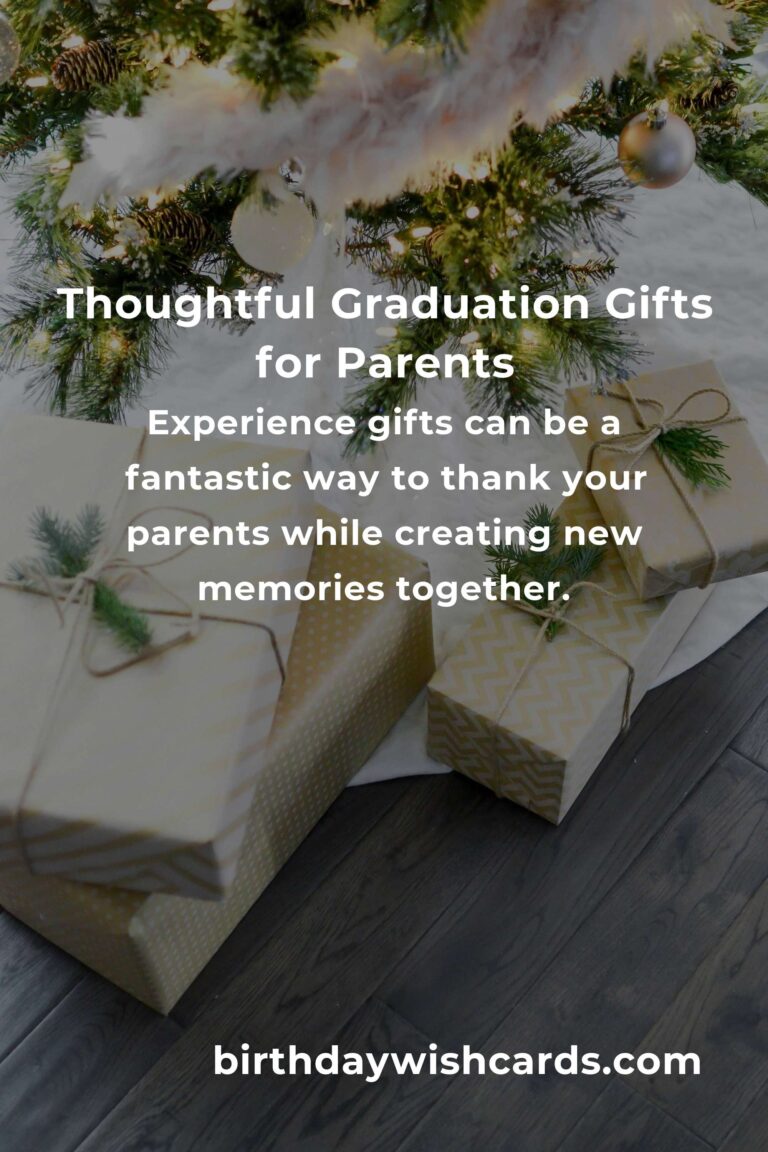 Perfect Graduation Anniversary Gifts for Parents: Celebrating Their Unwavering Support