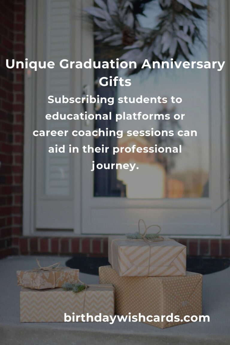 Perfect Graduation Anniversary Gifts for Students