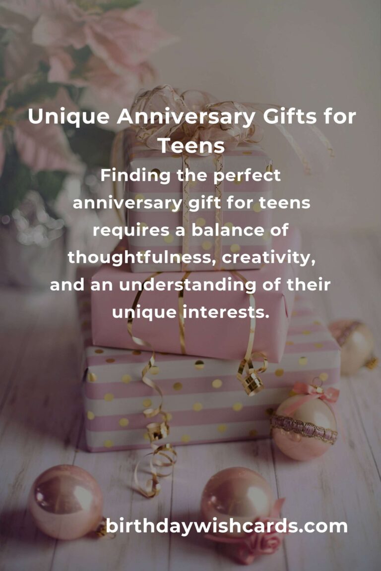 Perfect Opening Anniversary Gifts for Teens: Thoughtful and Unique Ideas