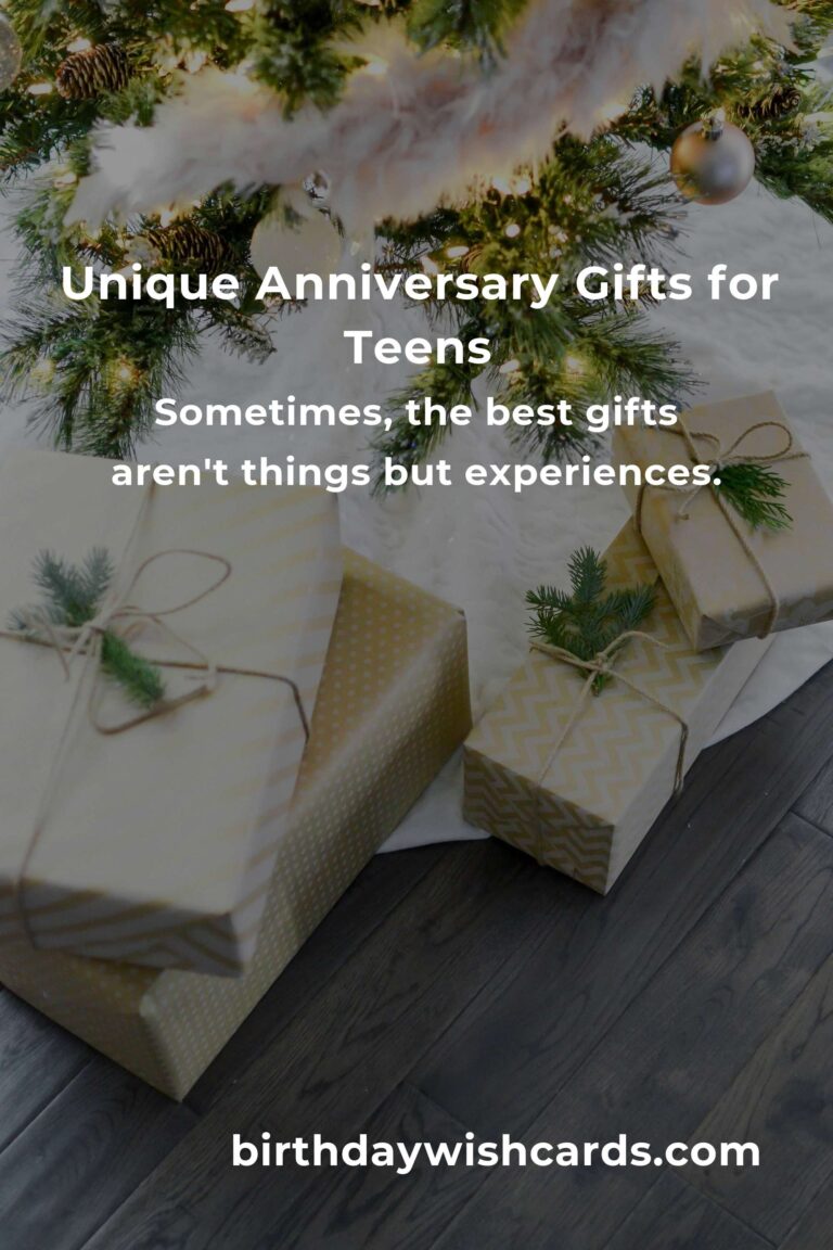 Perfect Opening Anniversary Gifts for Teens: Thoughtful and Unique Ideas
