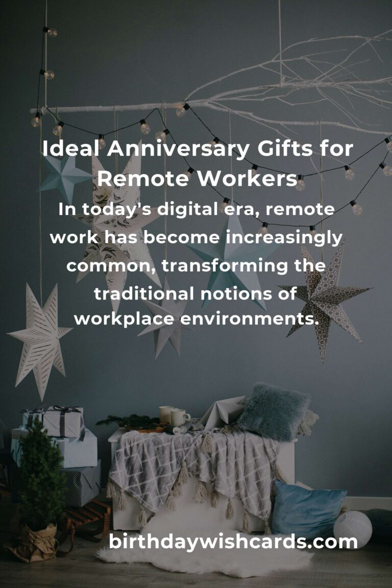 Perfect Relationship Anniversary Gifts for Remote Workers