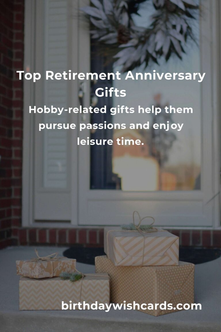 Perfect Retirement Anniversary Gifts for Professionals