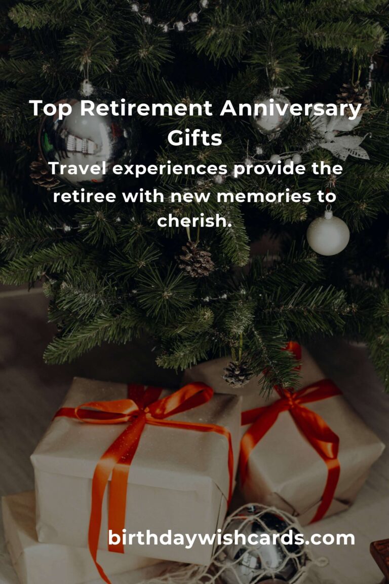 Perfect Retirement Anniversary Gifts for Professionals