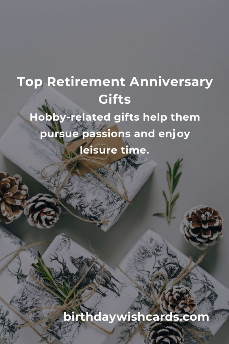 Perfect Retirement Anniversary Gifts for Professionals