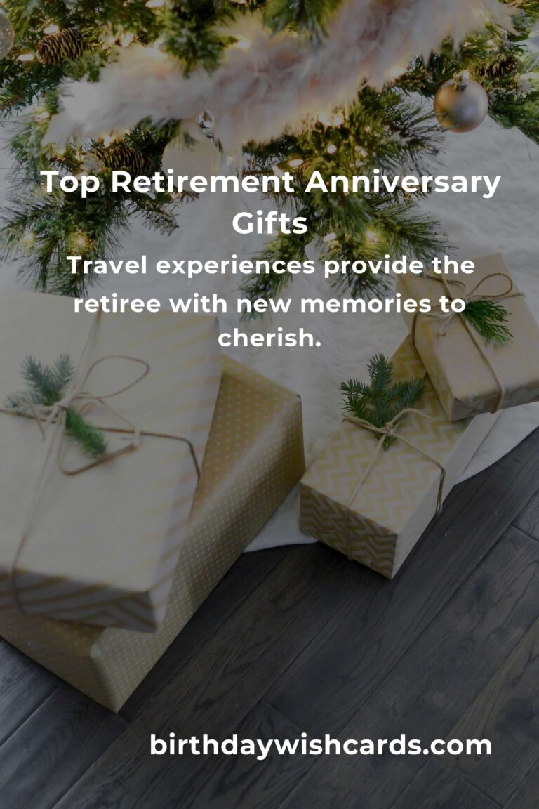 Perfect Retirement Anniversary Gifts for Professionals