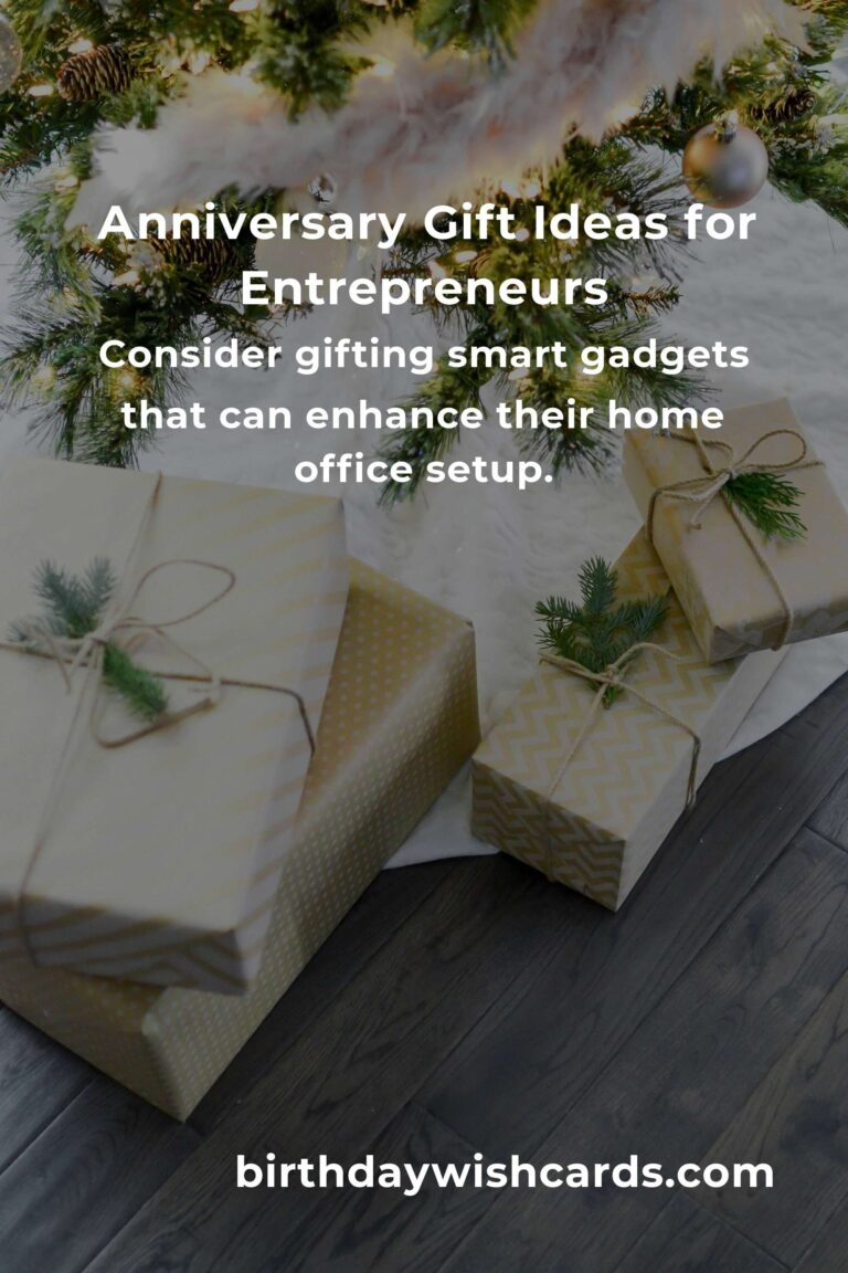 Perfect Wedding Anniversary Gifts for Entrepreneurs