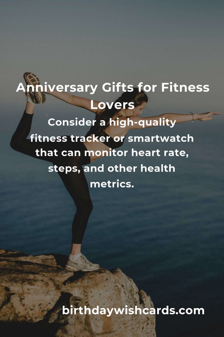 Perfect Wedding Anniversary Gifts for Fitness Enthusiasts