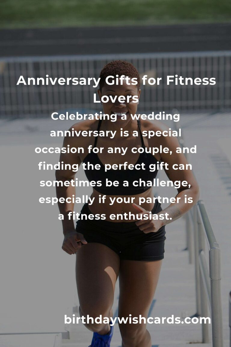Perfect Wedding Anniversary Gifts for Fitness Enthusiasts
