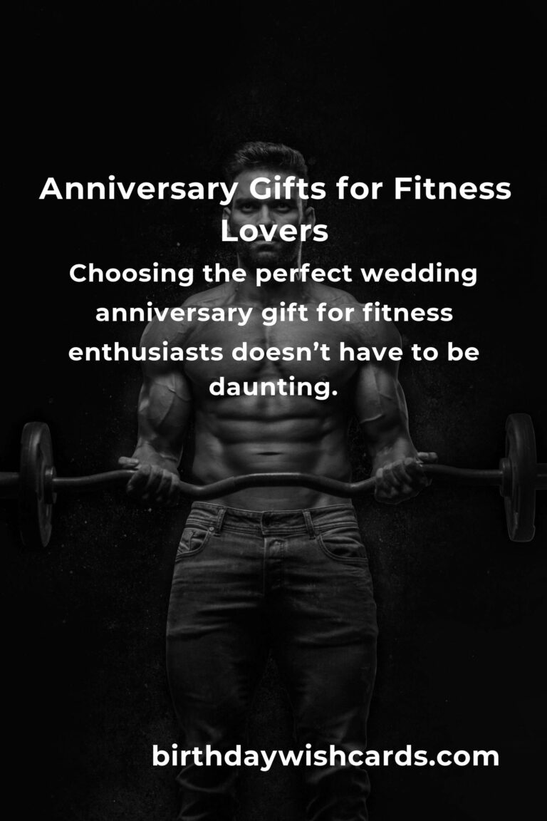 Perfect Wedding Anniversary Gifts for Fitness Enthusiasts