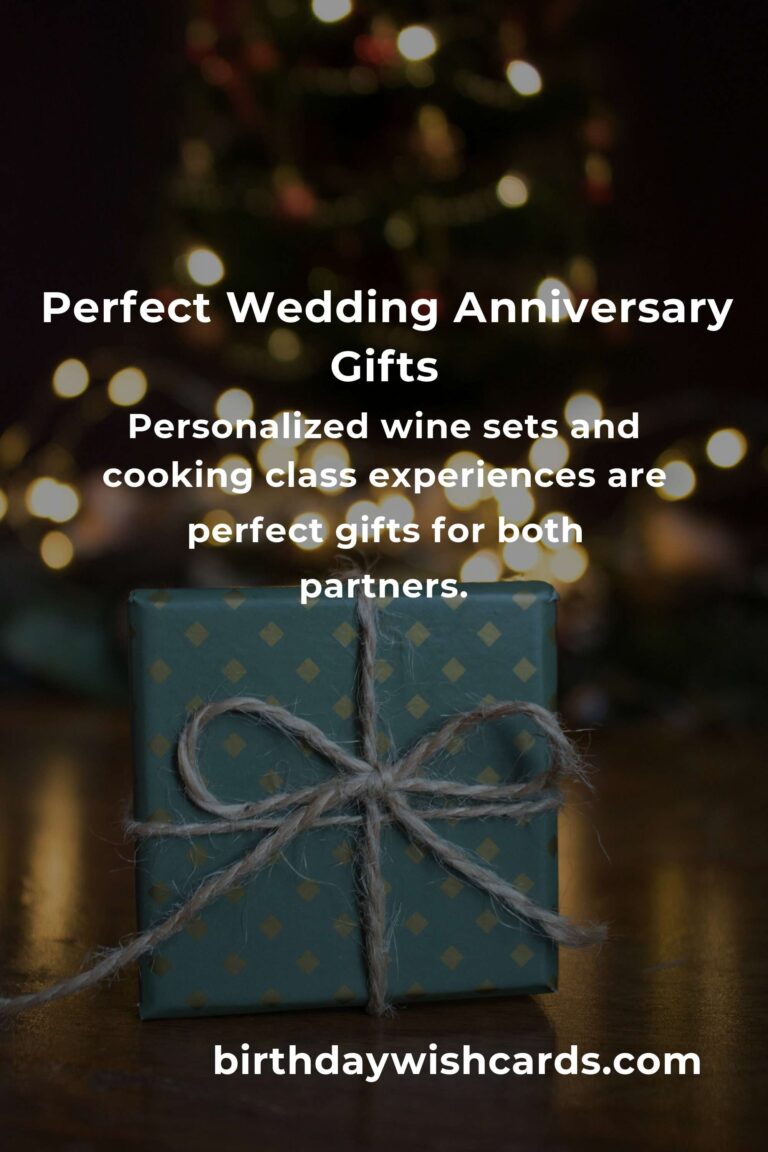 Perfect Wedding Anniversary Gifts for Professionals