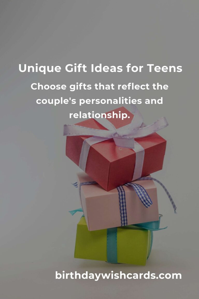Perfect Wedding Anniversary Gifts for Teens: Unique and Thoughtful Ideas