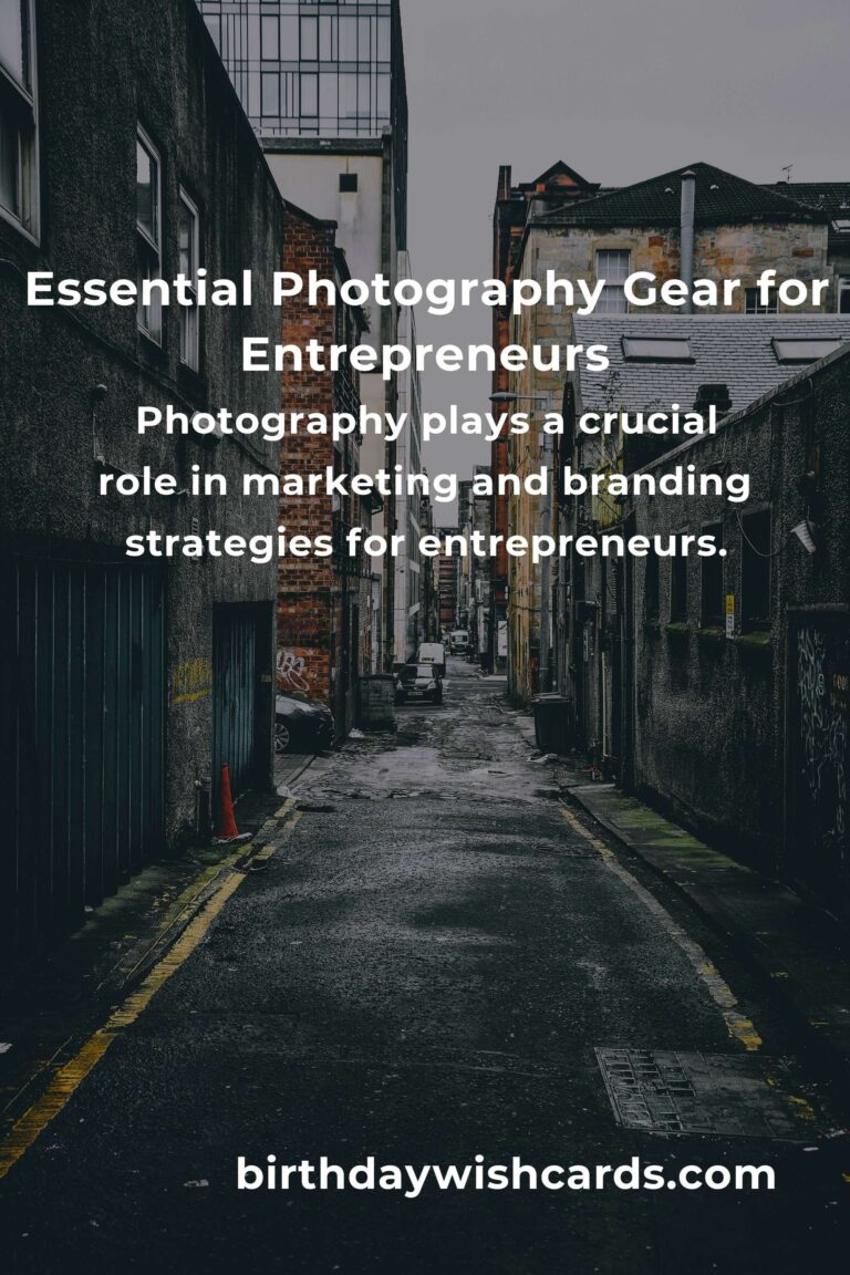 Photography Gear: Essential Guide for Entrepreneurs