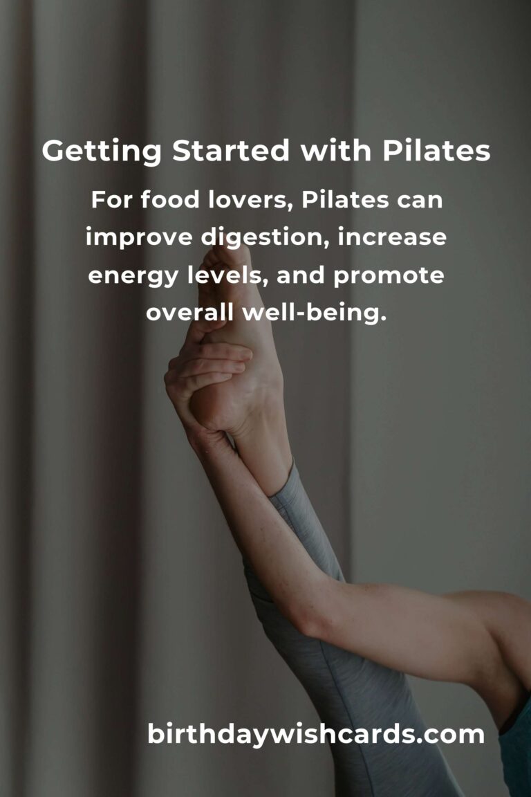 Pilates for Food Lovers: How to Get Started and Enjoy the Benefits