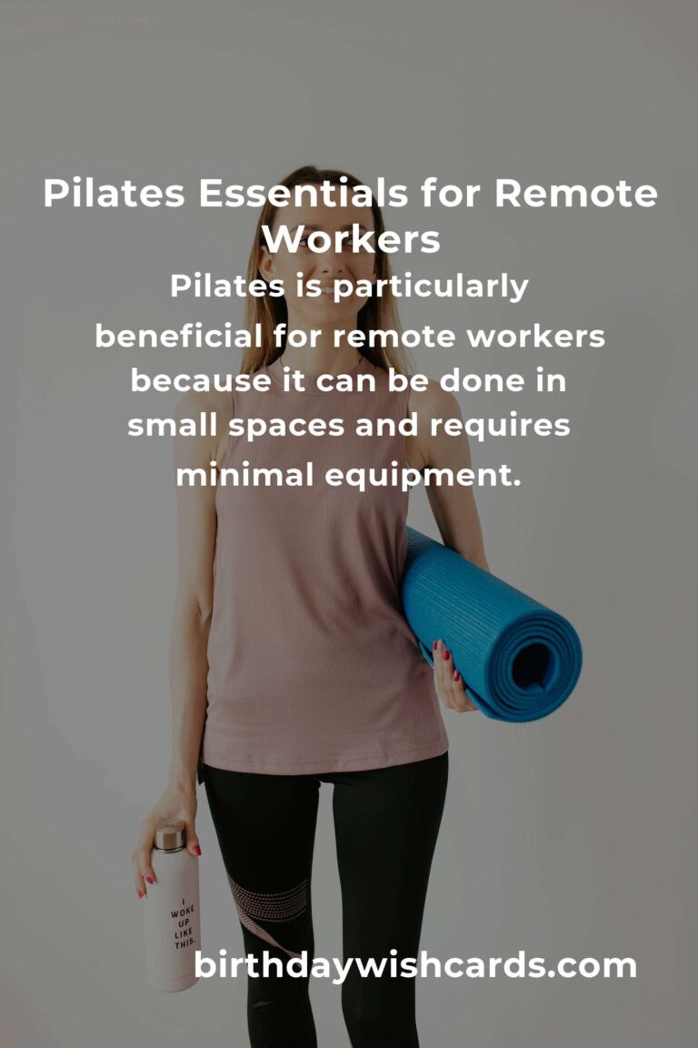 Pilates for Remote Workers: Getting Started