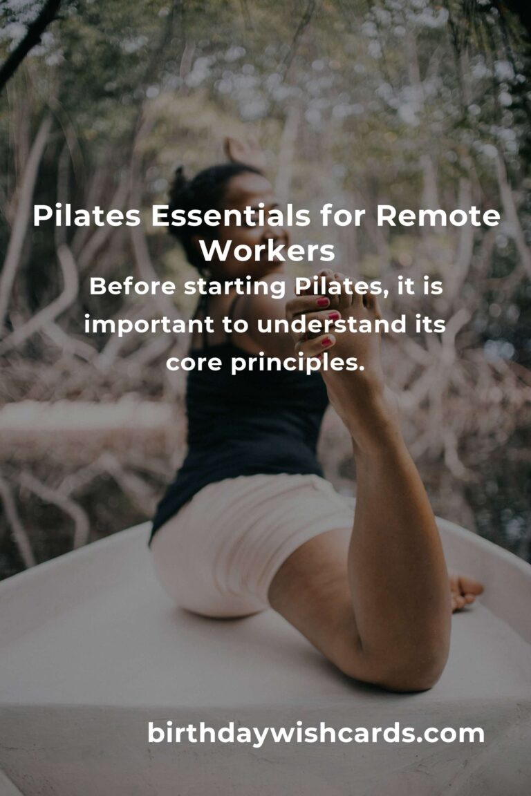 Pilates for Remote Workers: Getting Started