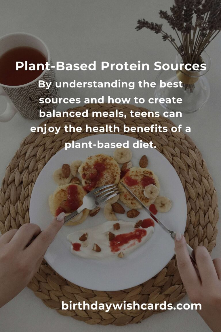 Plant-Based Protein for Teens: A Comprehensive Guide