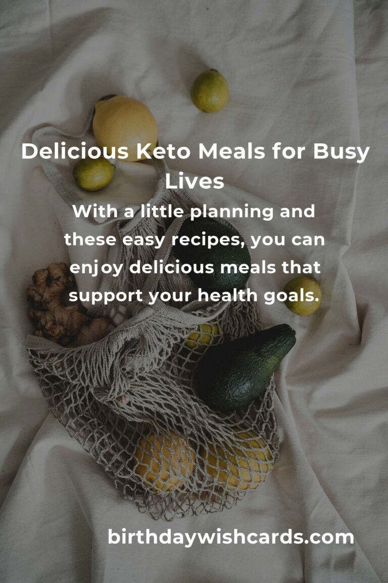 Quick and Easy Keto Recipes for Busy Young Adults: Fuel Your Day with Flavor and Convenience