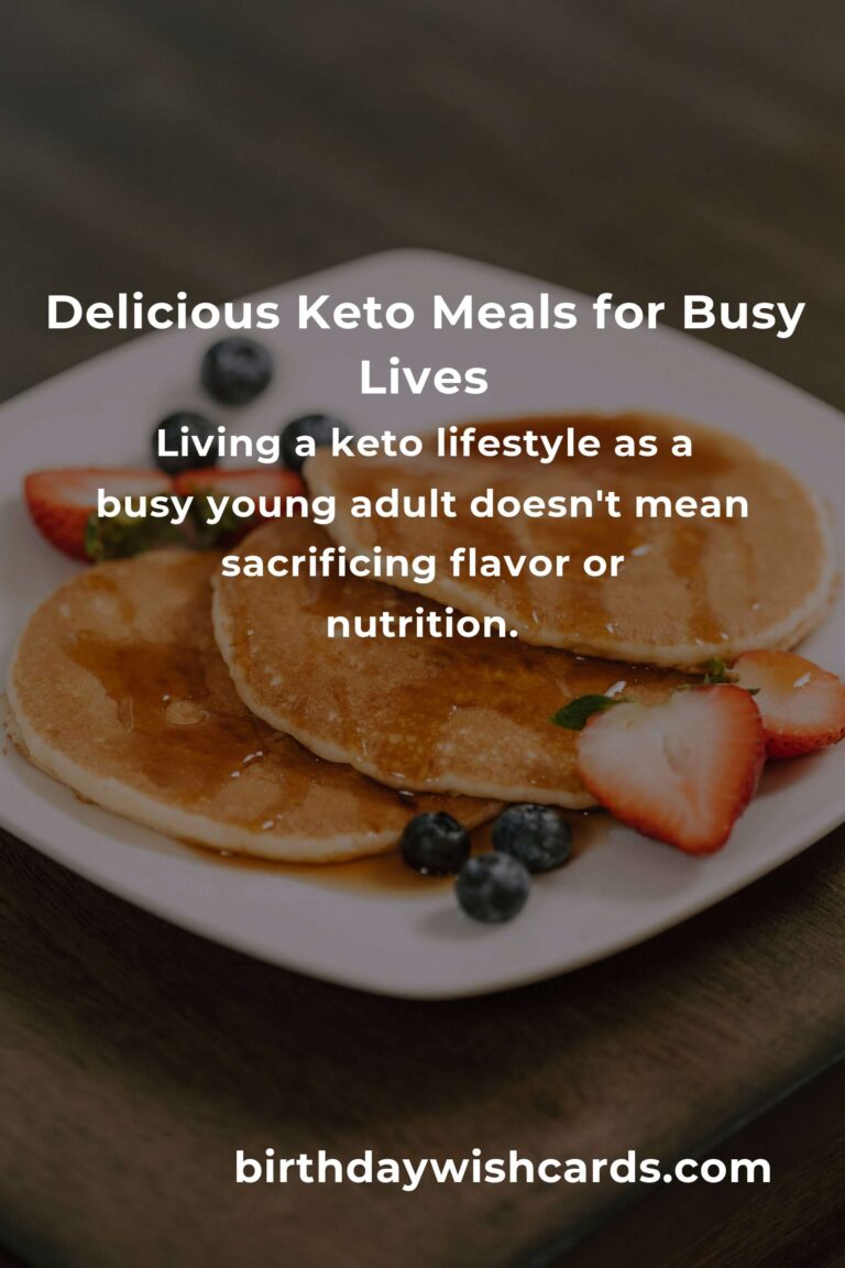 Quick and Easy Keto Recipes for Busy Young Adults: Fuel Your Day with Flavor and Convenience