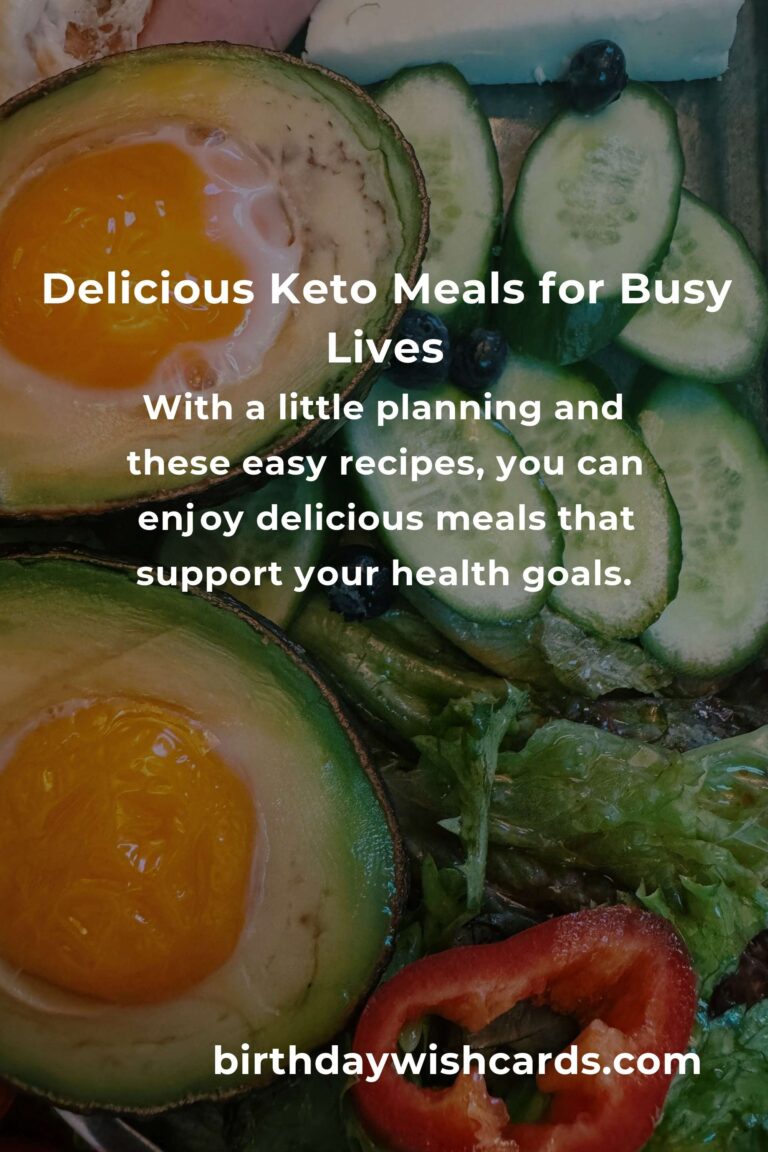 Quick and Easy Keto Recipes for Busy Young Adults: Fuel Your Day with Flavor and Convenience