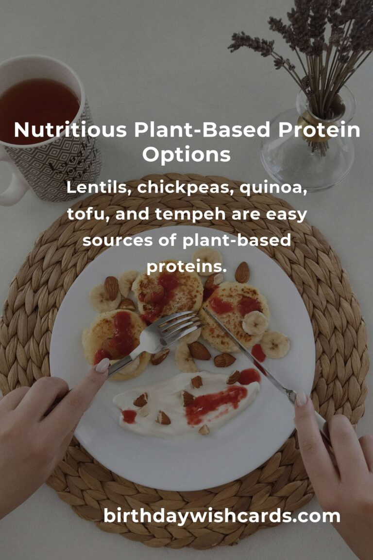 Quick and Nutritious Plant-Based Protein Options for Busy Teachers
