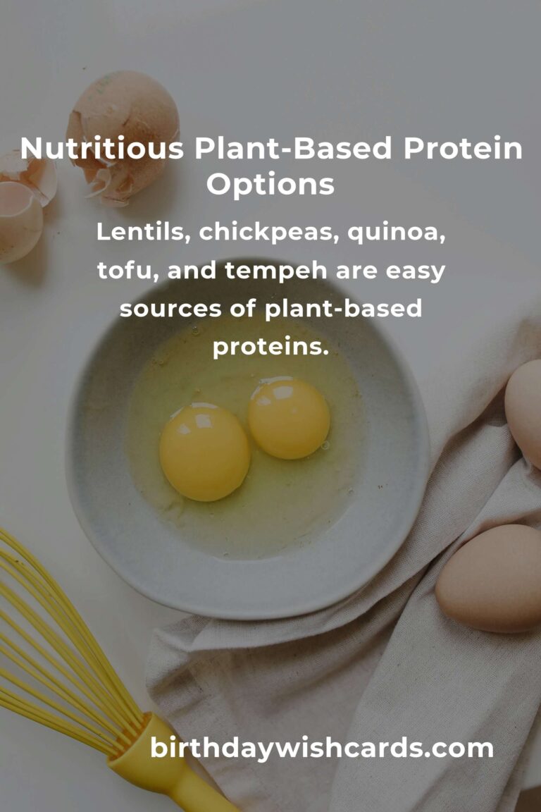 Quick and Nutritious Plant-Based Protein Options for Busy Teachers