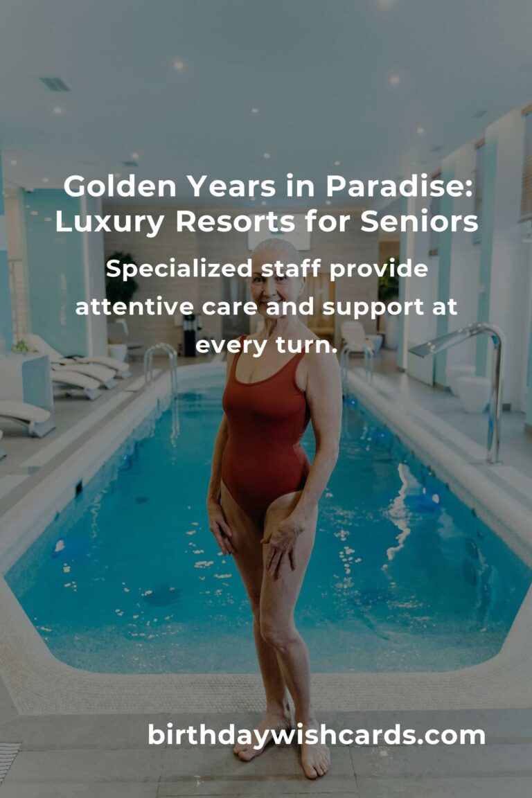 Rediscover Comfort and Joy: The Best Luxury Resorts for Seniors in 2025