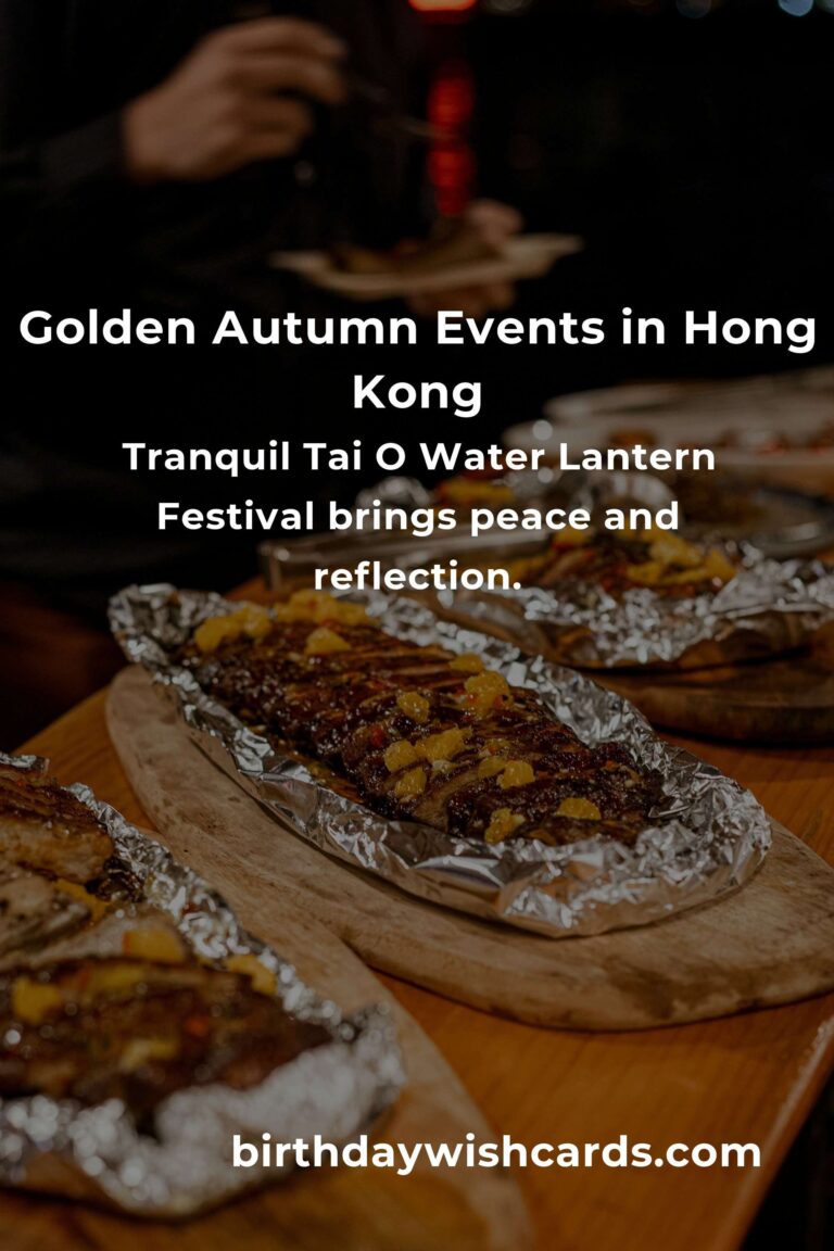 Rediscover Joy: The Best Fall Events in Hong Kong for Empty Nesters