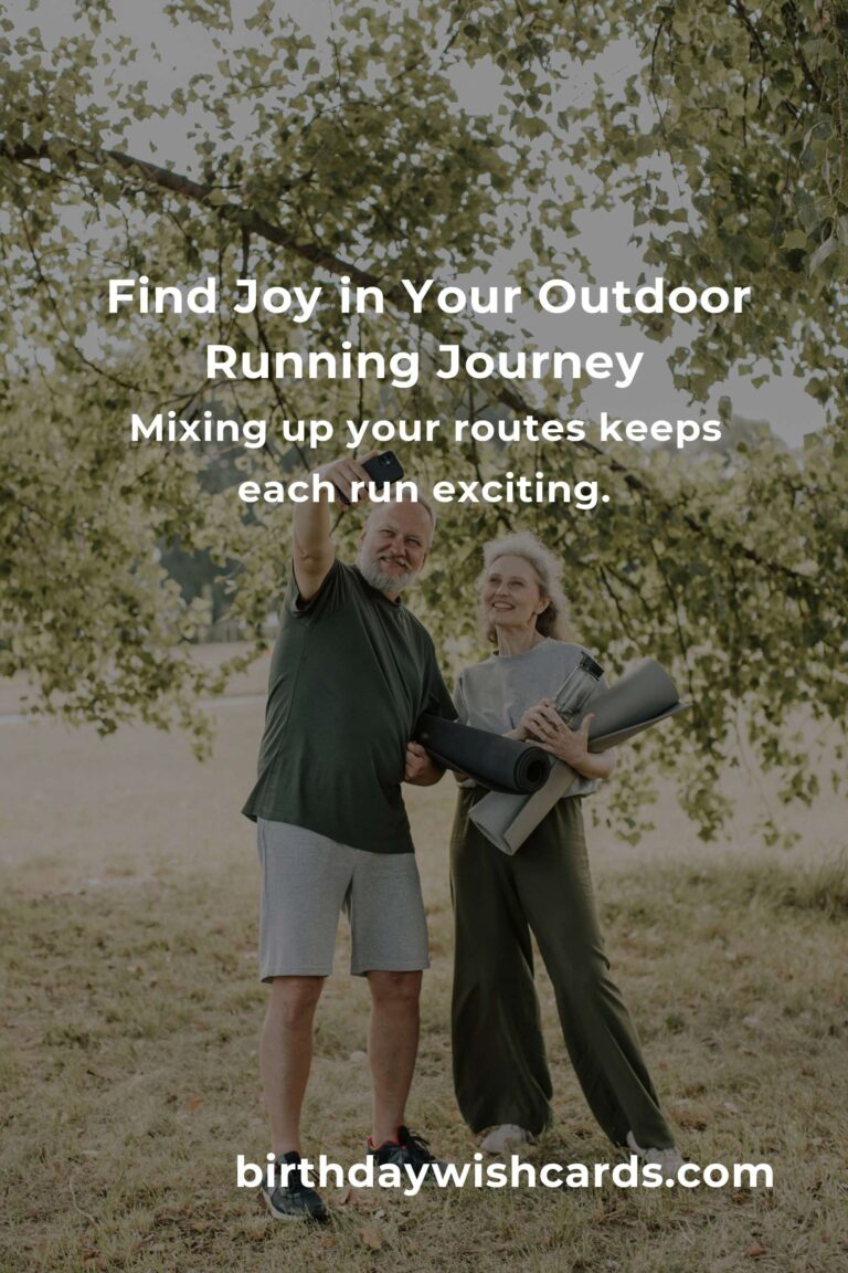 Rediscover Joy: The Ultimate Home Outdoor Running Routine for Empty Nesters