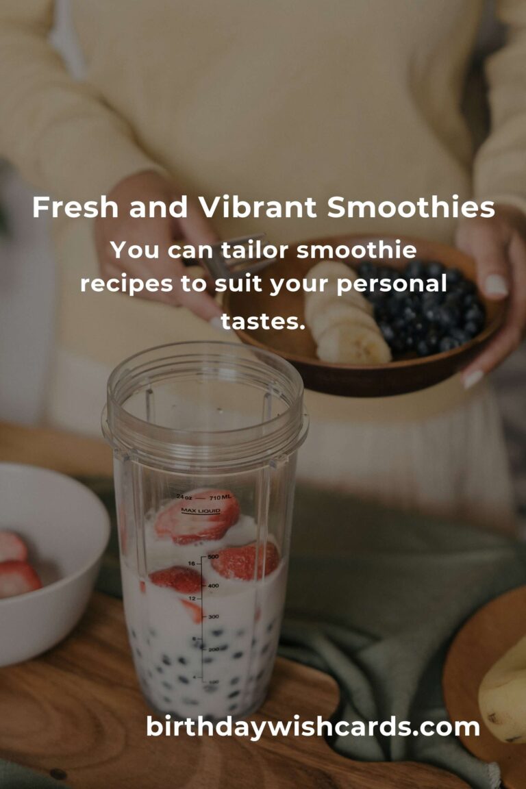 Rediscover Joy in the Kitchen: Healthy Smoothie Recipes Every Empty Nester Will Love