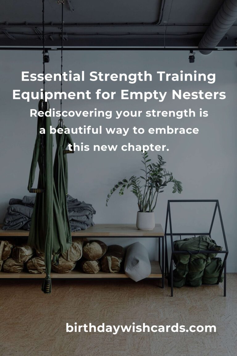 Rediscover Your Strength: The Ultimate Strength Training Equipment Guide for Empty Nesters