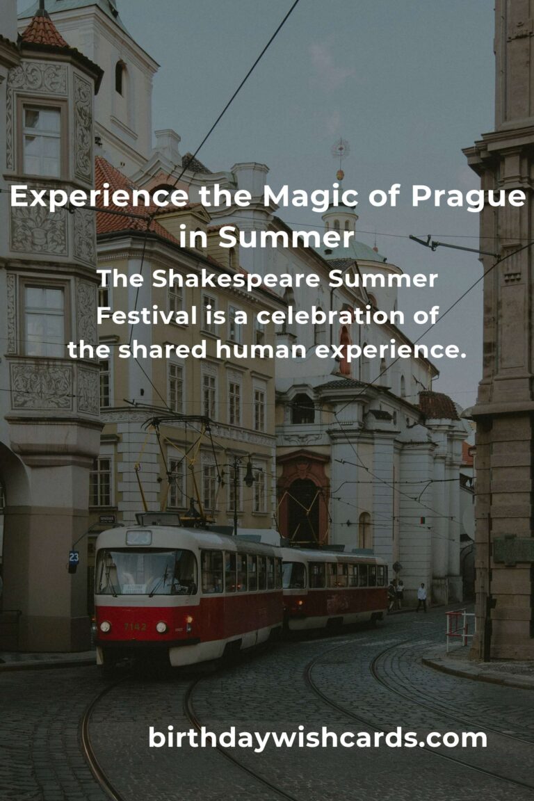 Rediscovering Prague: The Best Summer Events for Empty Nesters