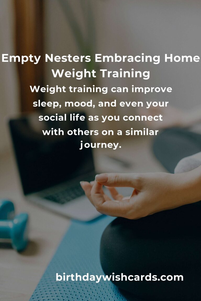 Rediscovering Strength: The Ultimate Home Weight Training Routine for Empty Nesters