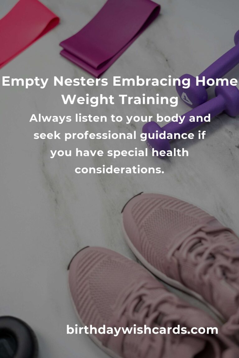 Rediscovering Strength: The Ultimate Home Weight Training Routine for Empty Nesters