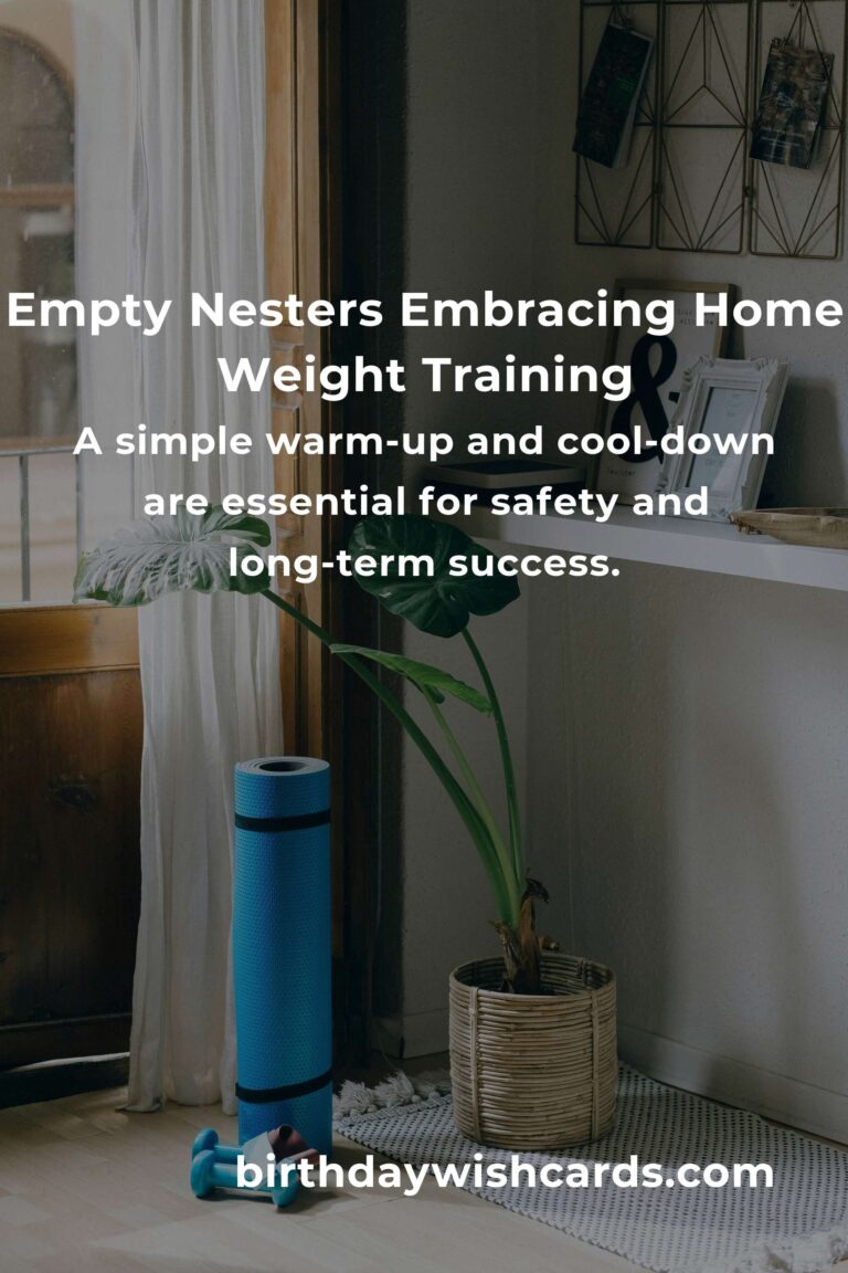 Rediscovering Strength: The Ultimate Home Weight Training Routine for Empty Nesters