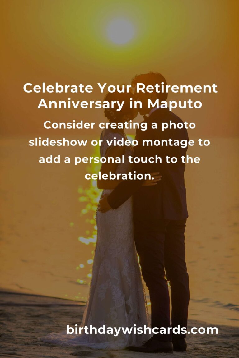 Retirement Anniversary Planning Guide in Maputo: Celebrate Milestones in Style