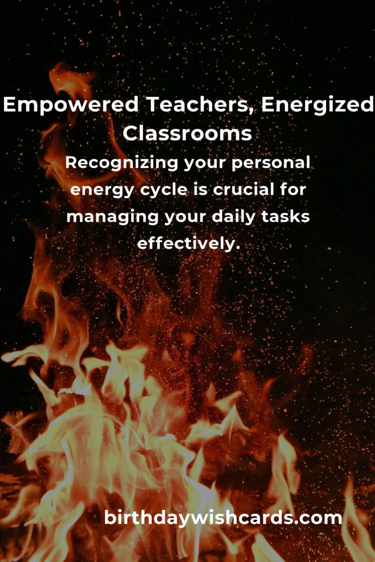 Revitalize Your Classroom: An Energy Levels Guide for Teachers in 2025