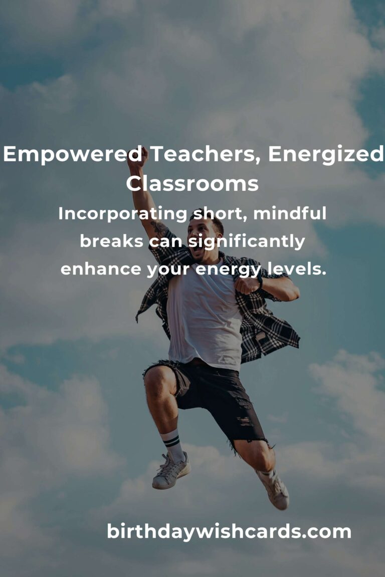 Revitalize Your Classroom: An Energy Levels Guide for Teachers in 2025