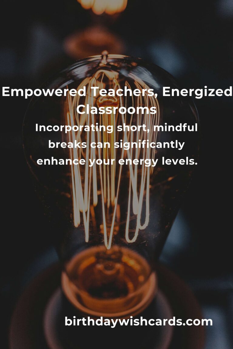 Revitalize Your Classroom: An Energy Levels Guide for Teachers in 2025