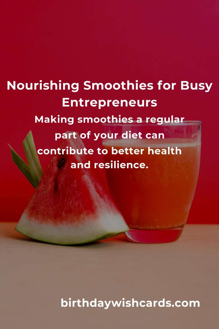 Revitalize Your Day: Smoothie Recipes to Energize Small Business Owners