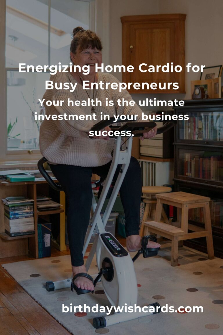 Revitalize Your Energy: The Ultimate Home Cardio Workouts Routine for Busy Small Business Owners