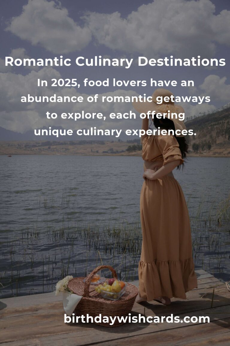 Romantic Getaways for Food Lovers in 2025