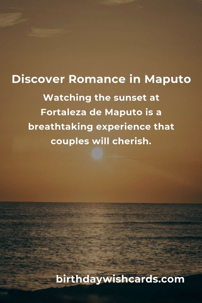 Romantic Getaways in Maputo: Unveiling Love's Hidden Gems