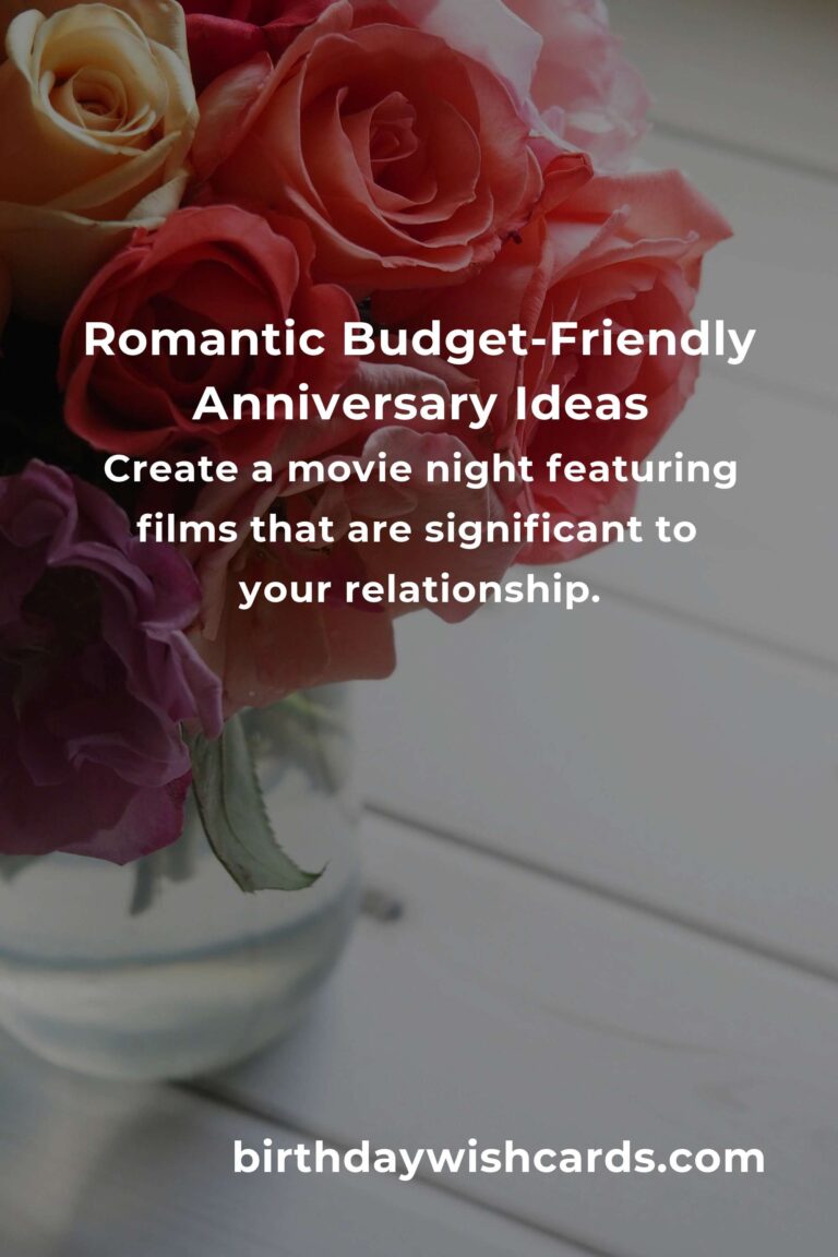Romantic Retirement Anniversary Ideas on a Budget