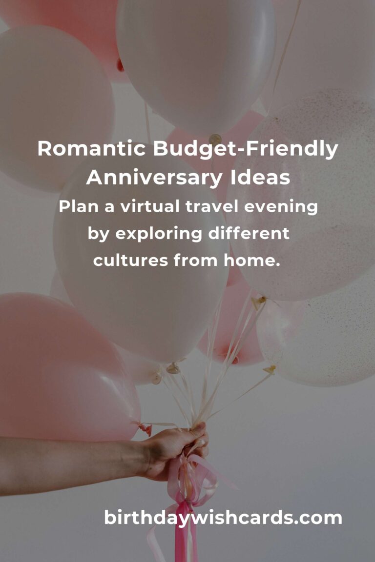 Romantic Retirement Anniversary Ideas on a Budget
